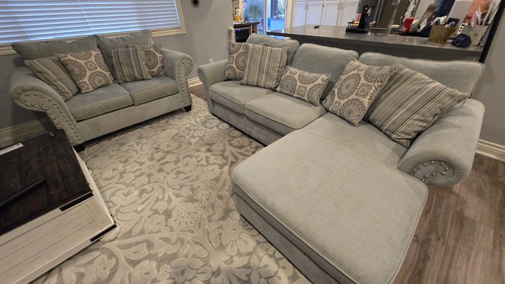 Sofa Sleeper And Loveseat With Storage