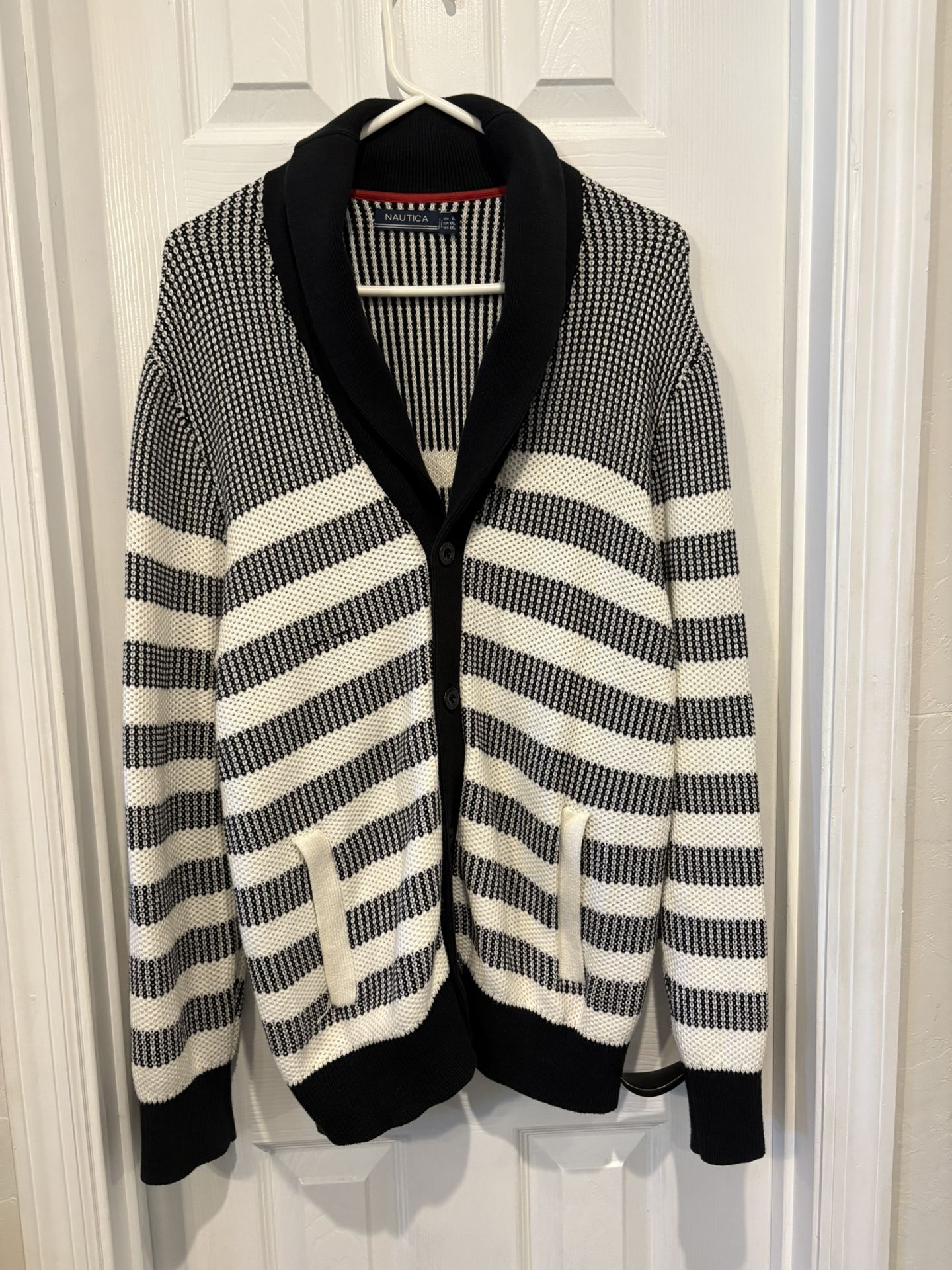 Nautica Men’s Cardigan Sz Large