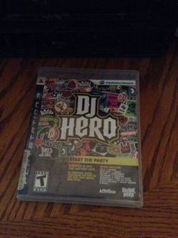 PS3. DJ hero