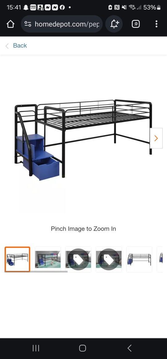Child Bed Twin (Single Bunk)