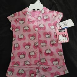Hello Kitty Pajamas - New - Multiple Sizes