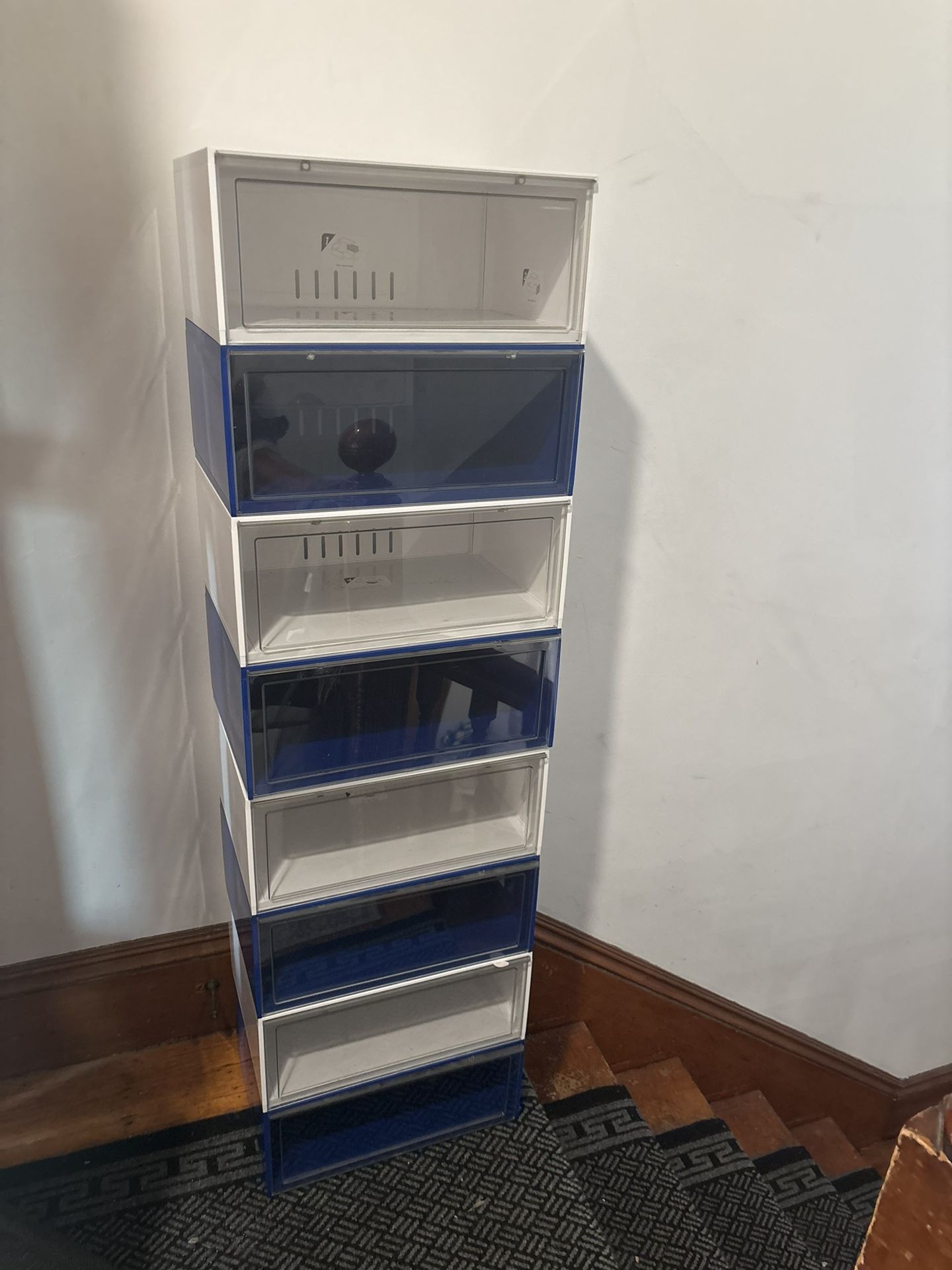 Plastic Like New Stackable Sneaker Cases