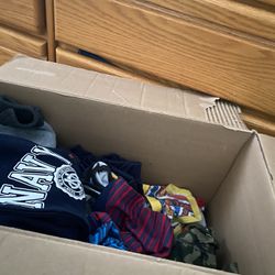 Box Of 4t Boy Clothes