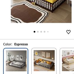 Toddler Floor FULL size Bed