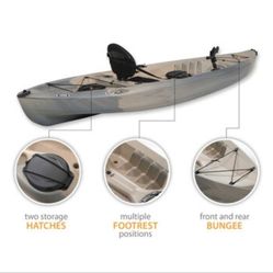 Lifetime Tamarack 100 Angler Fishing Kayak With Accessories 