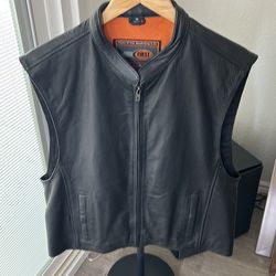 Men’s leather vest/waistcoast