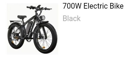 700w Bluvall Electric Bike