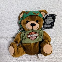 Harley Davidson Teddy Bear Plush Vintage 1998