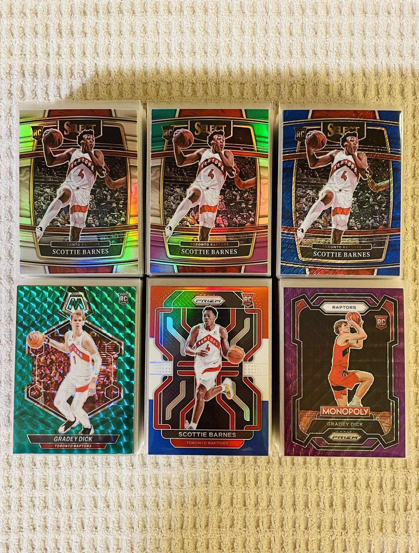 Toronto Raptors 345 Card Baseball Lot! Rookies, Prizms, Parallels, Autographs, Short Prints, Variations & More!