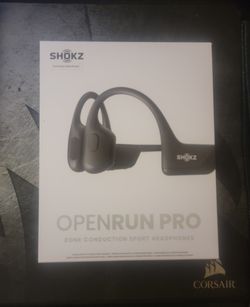 Shokz Openrun Pro bone conduction sport bluetooth headphones