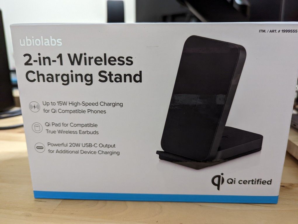 2-in-1 Wireless Charging Stand
