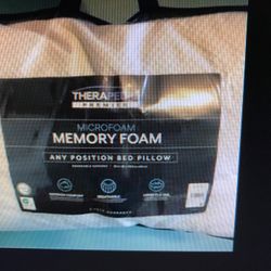 Therapedic memory foam pillow