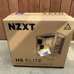 NZXT - H5 ATX Mid - Tower Case - White
