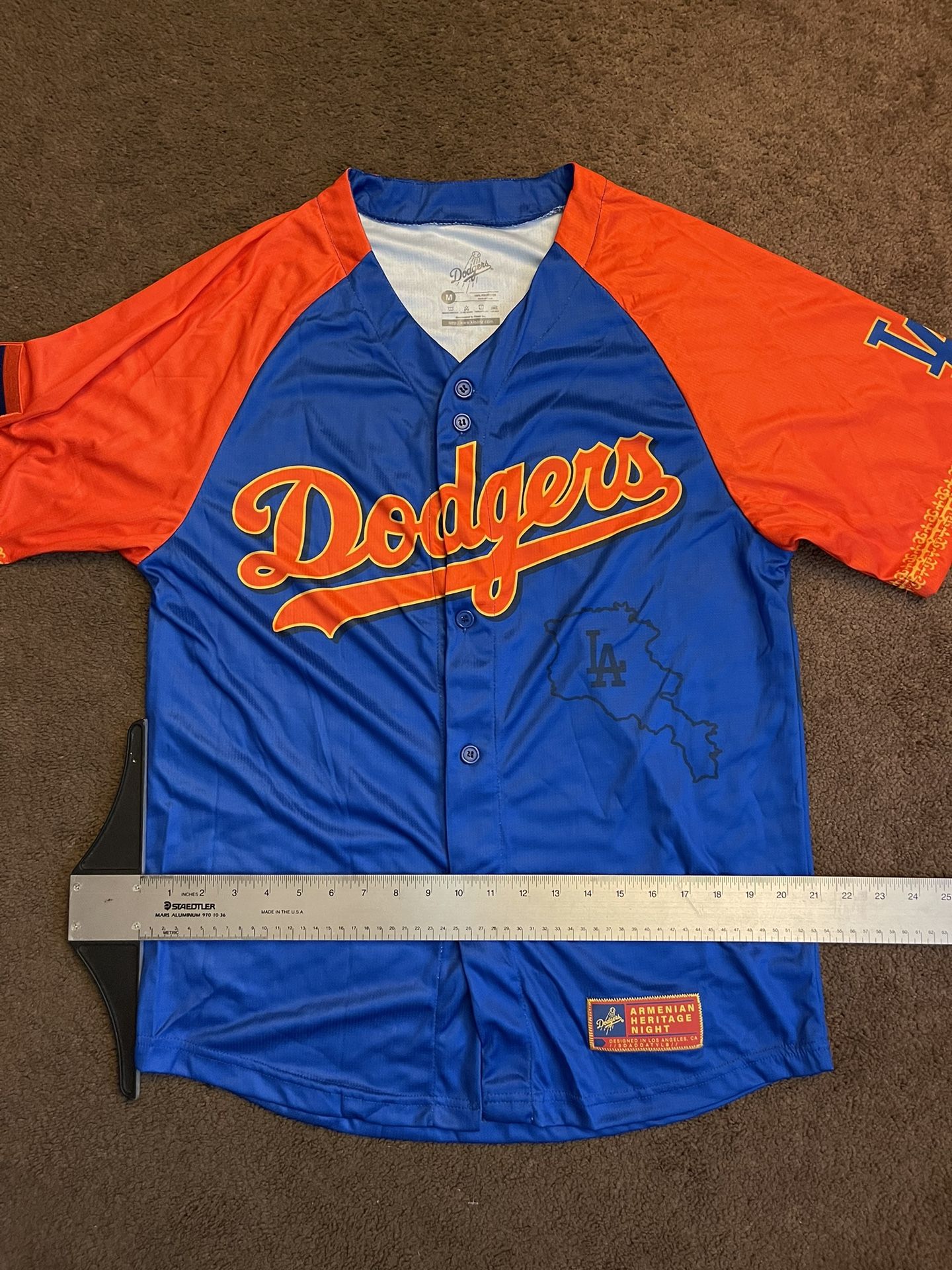 Dodgers Jersey Sz M World Series Armenian