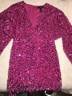 Pink Sequins Dress!