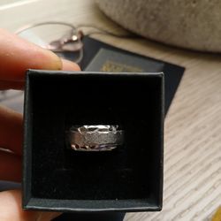 Lashbrook Cobalt Meteorite Men's Ring 