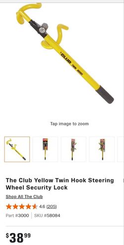 The Club Yellow Twin Hook