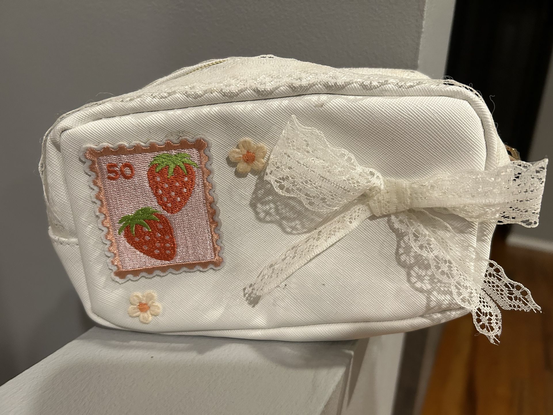 "Just peachy" cosmetic bag 