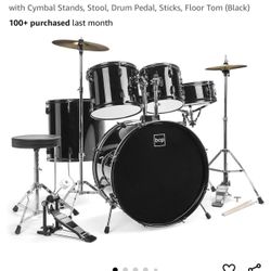 5 Piece Beginner Drum Set 