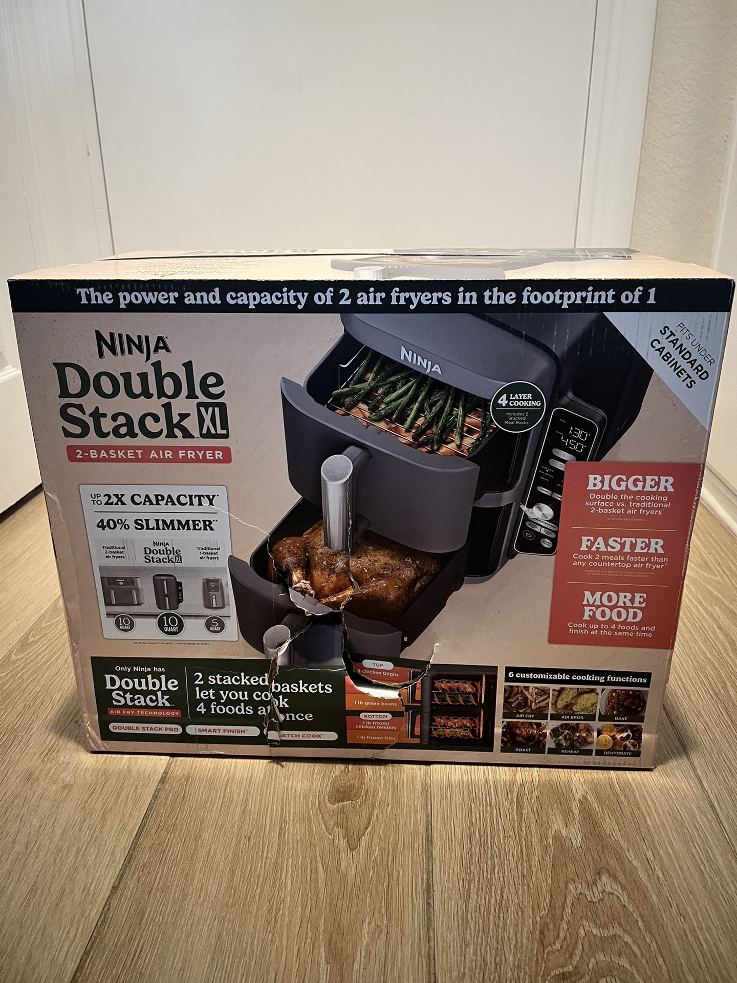 Ninja Double Stack XL Double Basket Air Fryer