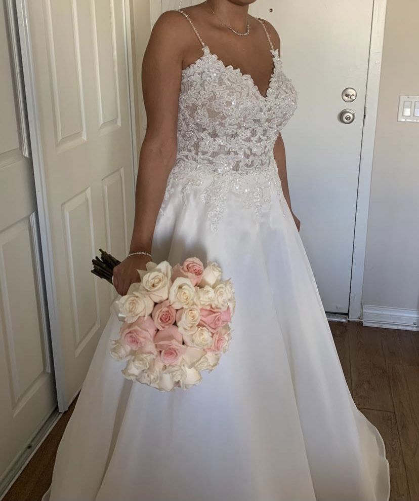 Wedding White Dress Size 8