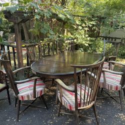 DINING ROOM TABLE AND CHAIR SET