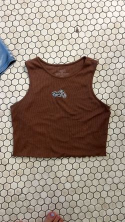 Motorcycle crop top