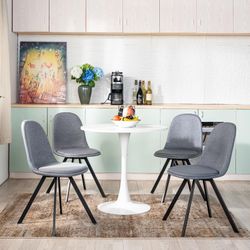 Sunflower Swivel Dining Chairs Set of 4, Modern & Ergonomic