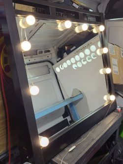 Mirror with lights