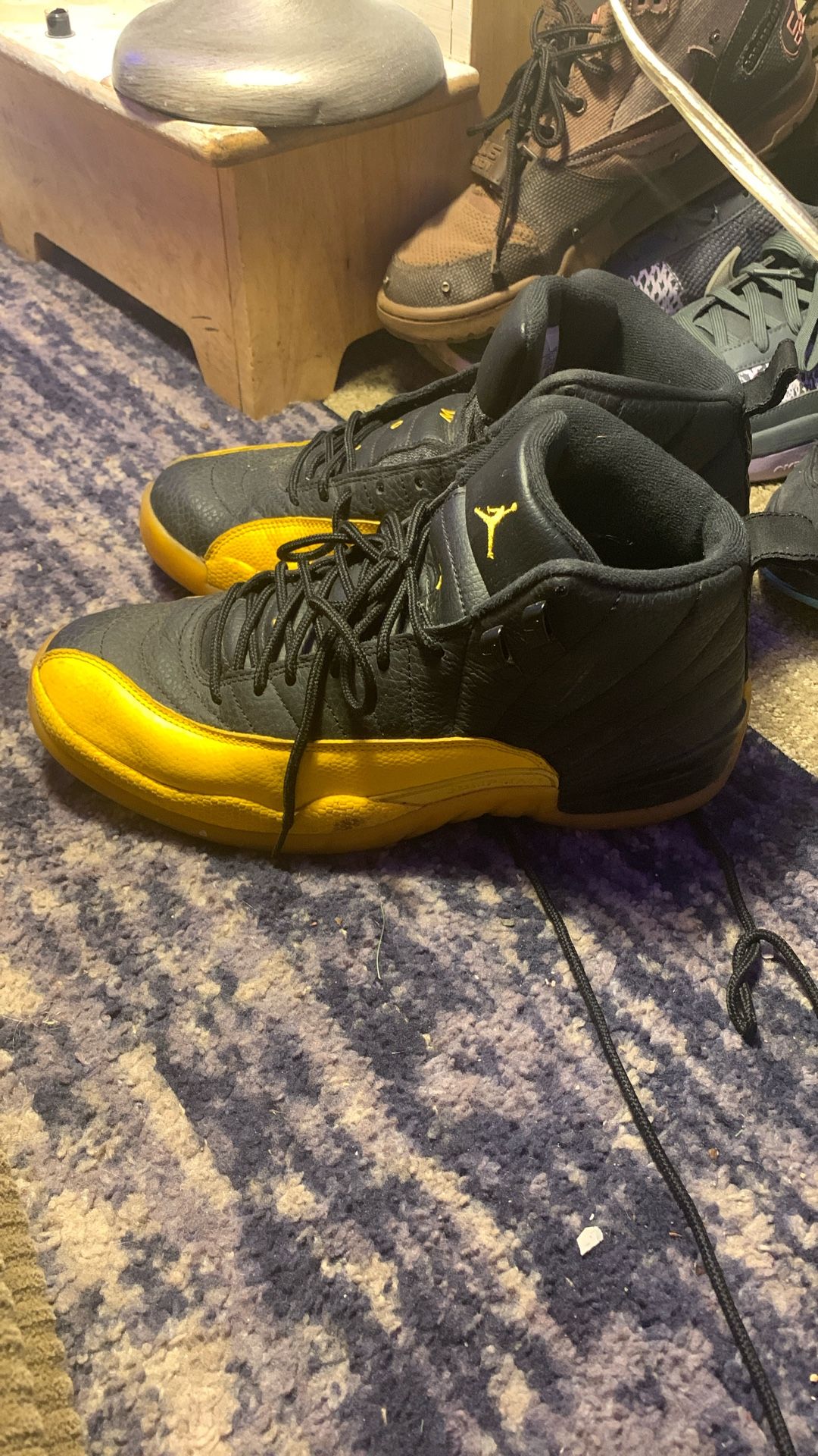 Jordan 12 Lemon Pepper Steppers 