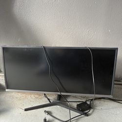 Wide Samsung monitor