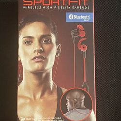 ReTrak Remixd Sportfit Wireless Bluetooth High Fidelity Headphones Sport Fit