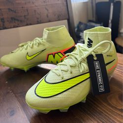 NIKE MEN'S ZOOM MERCURIAL SUPERFLY 10 ELITE FG LIMELIGHT/VOLT size 6.5 men’s