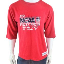 Vintage 1991 UNLV Runnin Rebels NCAA Final Four Basketball T-Shirt Men's Size L