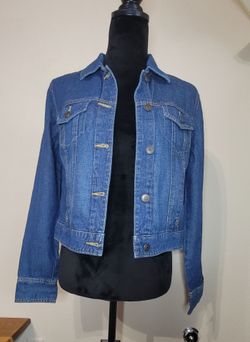 Faded Glory Jean Jacket Size S 4-6 100% Cotton