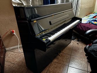 Samick Upright Piano Black Polished Finish