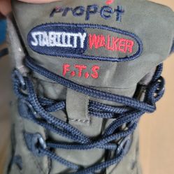 Propet Walking Shoe Leather Green Suede 11M Womens 