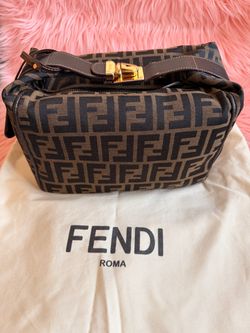 Fendi zucca make up bag