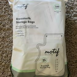 Motif Breastmilk Storage Bags 100 Count