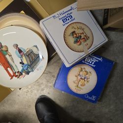 Collectable Plates.  Norman Rockwell