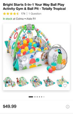 Bright Starts 5in1 Gym & Ball Pit