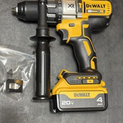 Dewalt Hammer Drill 3 Speed & Battery 4.0 