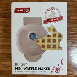 Dash Mini Waffle Maker Easter Bunny  