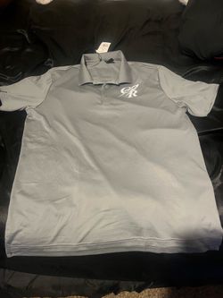 grey Adidas Colorado Rockies polo shirt (brand new)