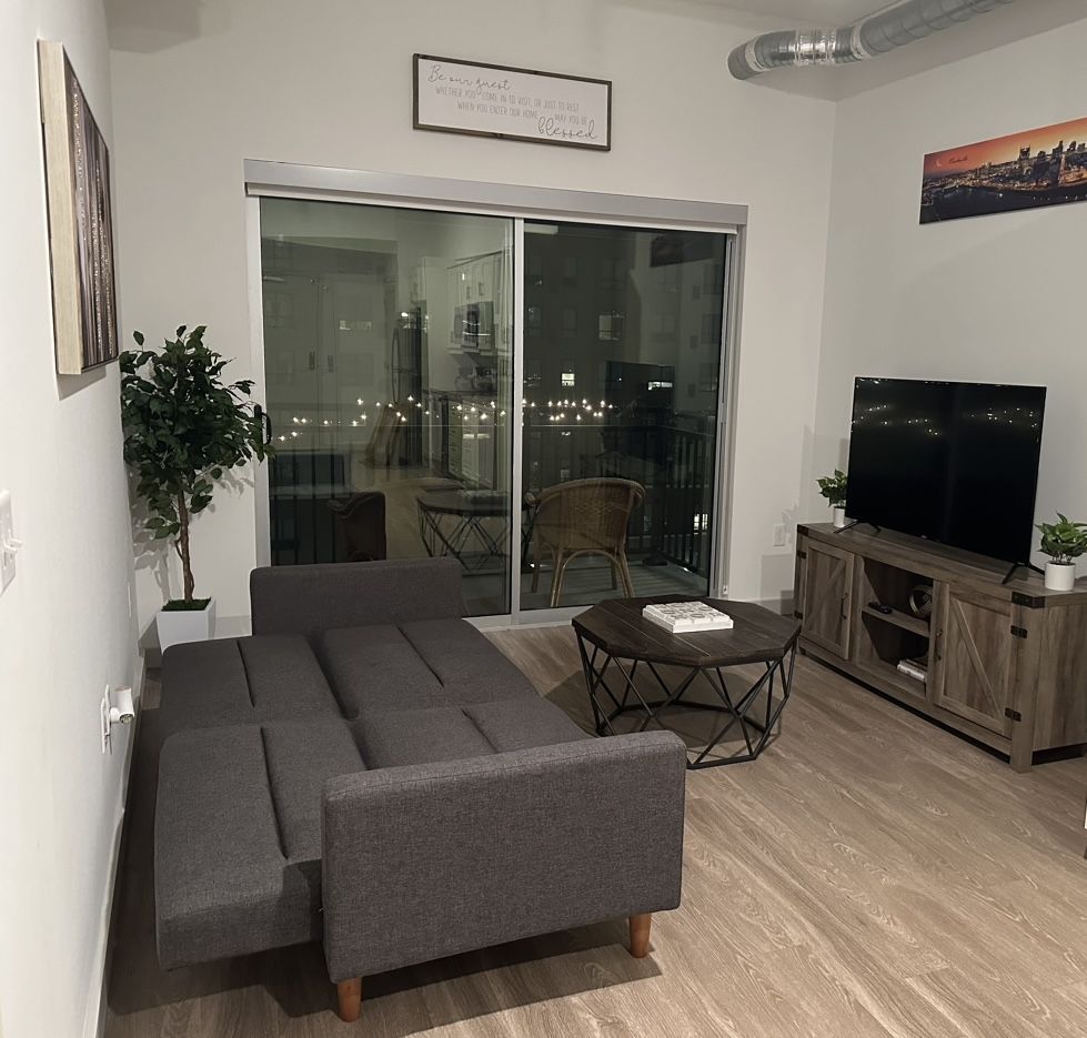 Grey Futon