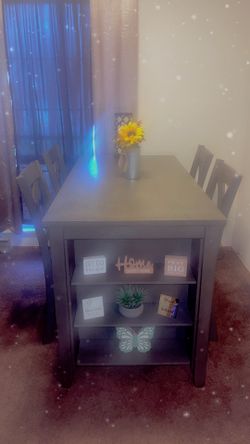 Dining table with chairs