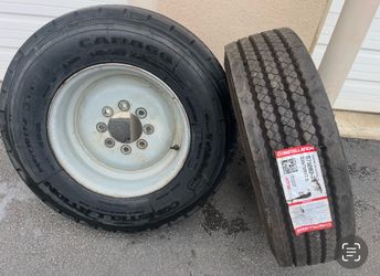 *** 5 NEW Tractor trailer Tire and rims $500 ***