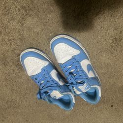 Low top Blue Nike Dunks 