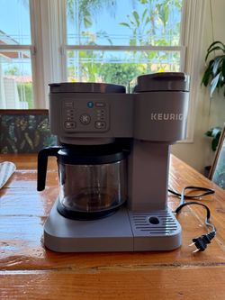 Keurig K-Duo Hot & Iced Single-Serve & Carafe Coffee Maker Black: Electric Drip Coffee Pot,