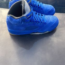 Jordan 5s Blue Suede 